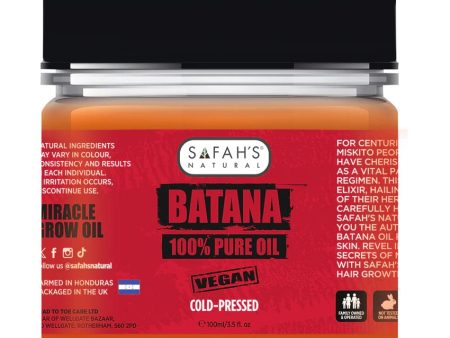 Safah’s Natural 100% Pure Cold-Pressed Batana Oil Online now