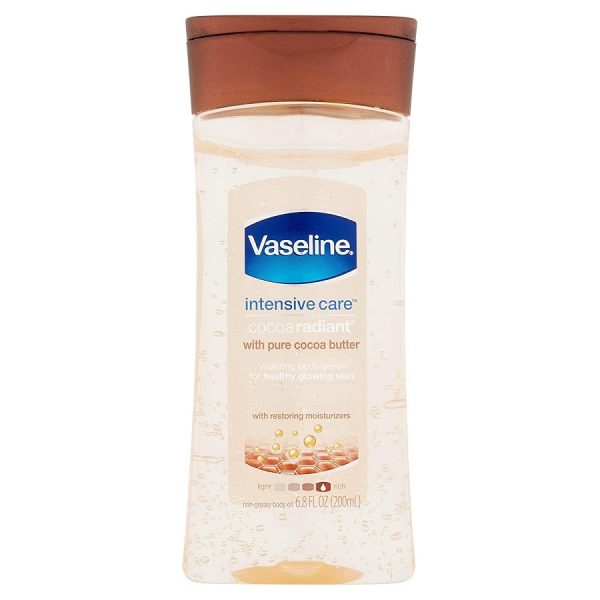 Vaseline Intensive Care Cocoa Radiant Body Gel Oil 200ml Online Hot Sale