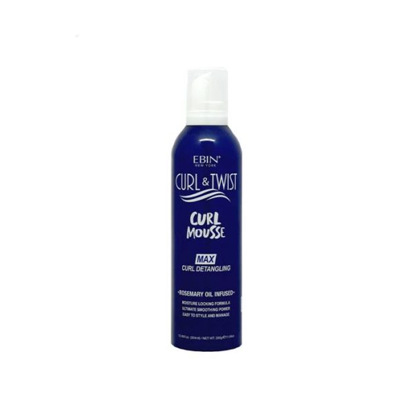 Ebin - Curl & Twist Curl Mousse Max Curl Detangling Rosemary Oil Infused - 354ml Online Sale