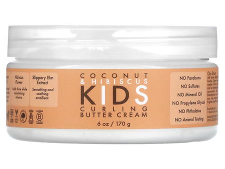 Shea Moisture Coconut & Hibiscus KIDS Curling Butter Cream 6 oz Online