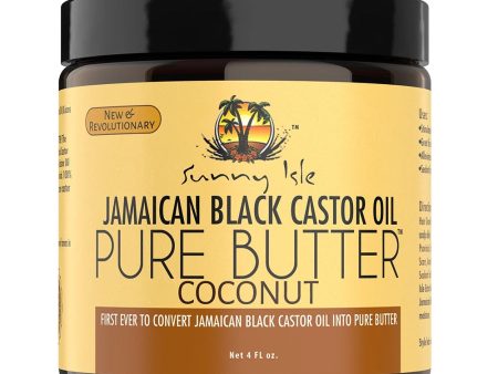 Sunny Isle Jamaican Black Castor Oil Pure Butter with Coconut 4 oz Online Sale