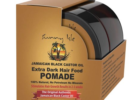 Sunny Isle Extra Dark Jamaican Black Castor Oil Hair Pomade 4 oz For Sale