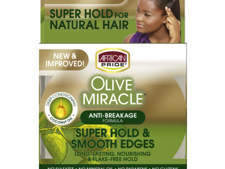 African Pride Olive Miracle Super Hold & Smooth Edges 64 g Fashion