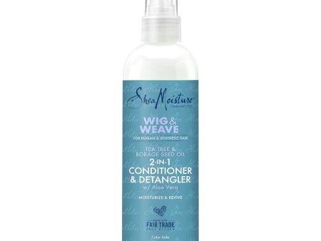 Shea Moisture Wig & Weave 2-in-1 Conditioner & Detangler 8 oz Online Sale