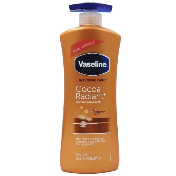 Vaseline Cocoa Radiant Body Lotion 600 ml Supply