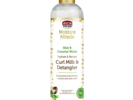 African Pride Moisture Miracle Curl Milk & Detangler 354 ml For Discount