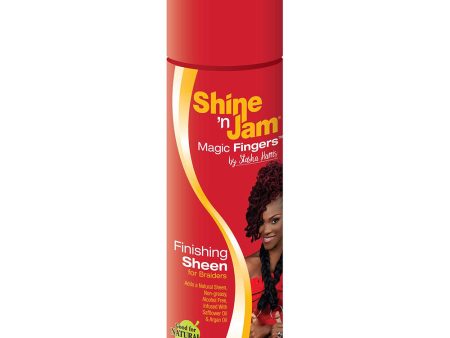 Shine  n Jam Magic Fingers Finish Sheen For Braiders 11.5 oz Fashion