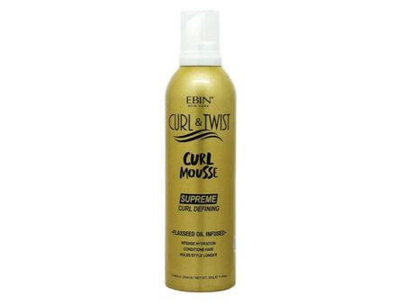 Ebin - Curl & Twist Curl Mousse Supreme Curl Defining Flaxseed Oil Infused - 354ml Fashion