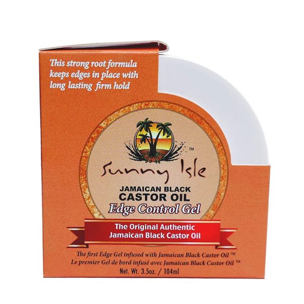 Sunny Isle Jamaican Black Castor Oil Edge Hair Gel 3.5 oz Online Hot Sale