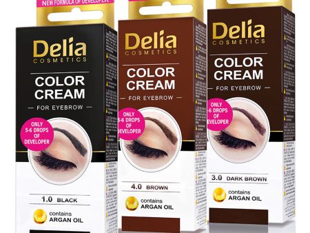 Delia Color Cream for Eyebrow Hot on Sale