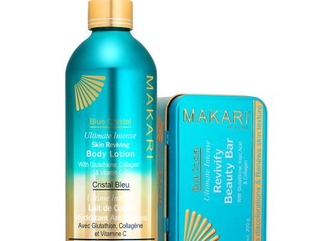 MAKARI - Blue Crystal Lotion Soap Duo (2 pc set) Discount