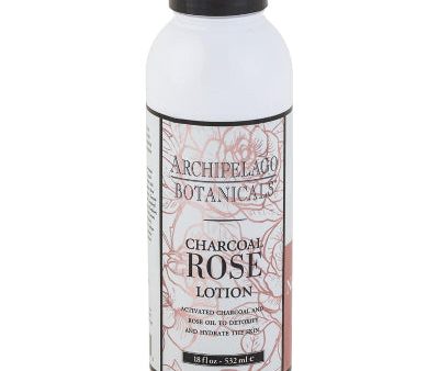 Charcoal Rose Lotion 18 oz Supply