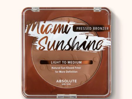 Absolute New York - Miami Sunshine Pressed Bronzer Discount