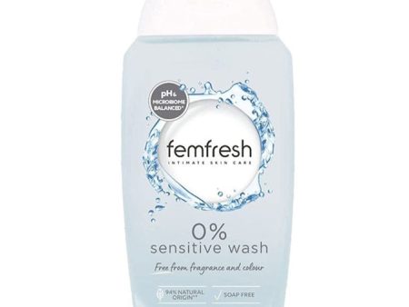 Femfresh 0% Sensitive Wash 250 ml Online Hot Sale