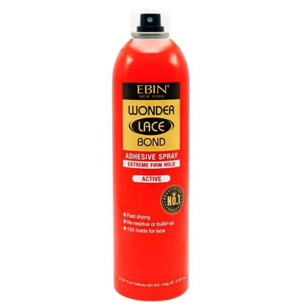 Ebin Wonder Lace Bond Adhesive Spray | Active 4.5 oz Supply