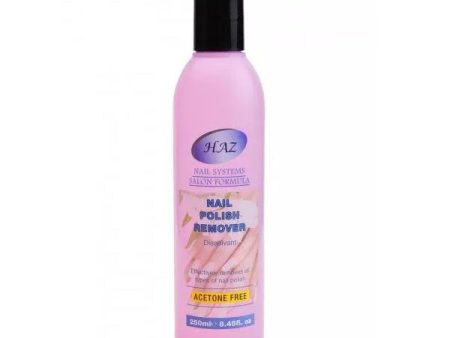 Haz Nail Polish Remover Acetone Free 250ml Supply