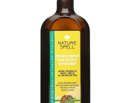 Nature Spell Jamaican Black Castor Oil For Hair & Skin with rosemary 150ml For Cheap