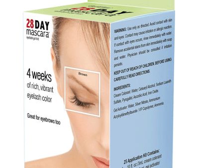 28 Day Mascara Brown 25 Application Kit Discount