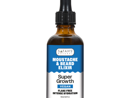 Safah s Natural Super Growth Moustache & Beard Elixir 1.69 oz Online