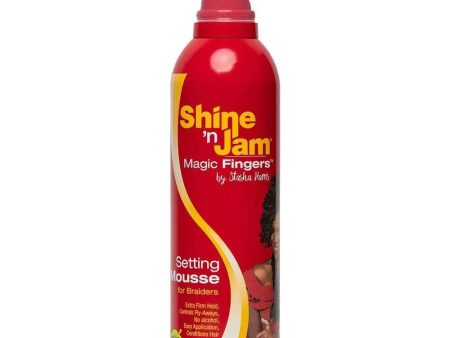 Shine  n Jam Magic Fingers Setting Mousse For Braiders - 12 oz on Sale