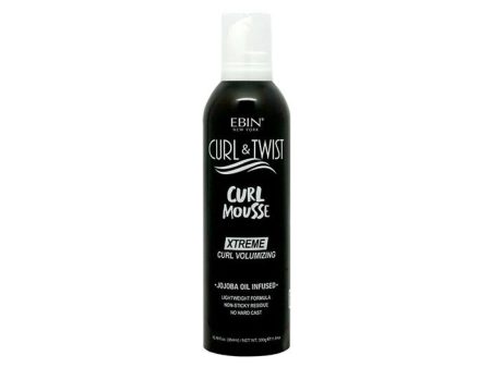 Ebin - Curl & Twist Curl Mousse Xtreme Curl Volumizing Jojoba Oil Infused - 354ml Online Hot Sale