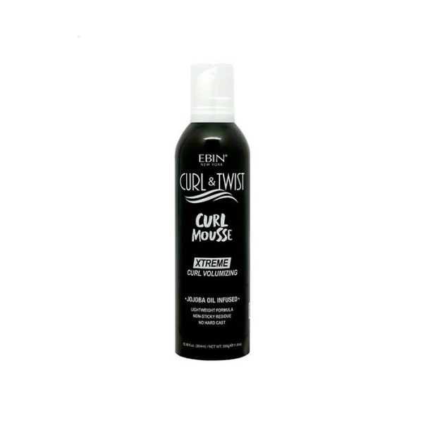 Ebin - Curl & Twist Curl Mousse Xtreme Curl Volumizing Jojoba Oil Infused - 354ml Online Hot Sale