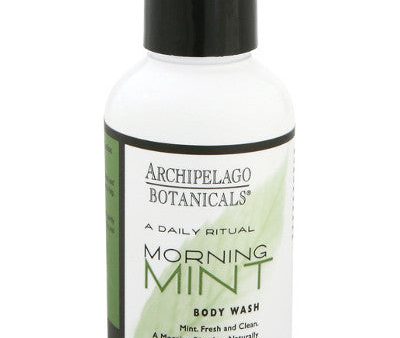 Morning Mint Body Wash Travel Size 1.7 oz For Discount