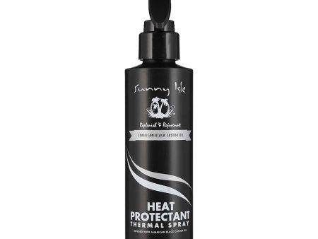 Sunny Isle Jamaican Black Castor Oil Heat Protectant Thermal Spray 6 oz For Sale