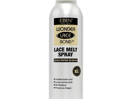 Ebin Wonder Lace Bond Lace Melt Spray | Silk Protein 4.5 oz Hot on Sale