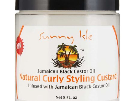 Sunny Isle Jamaican Black Castor Oil Curly Styling Custard 8 oz Online Hot Sale