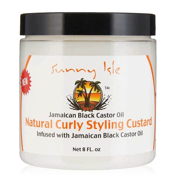 Sunny Isle Jamaican Black Castor Oil Curly Styling Custard 8 oz Online Hot Sale