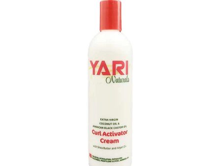 Yari Naturals - Extra Virgin Coconut Oil & Jamaican Black Castor Oil - Curl Activator Cream - 375ml Hot on Sale