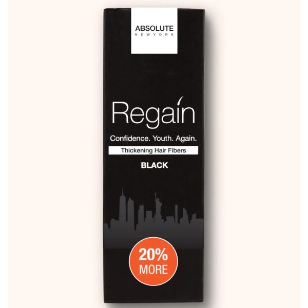 Absolute New York  - Regain Thickening Hair Fibers Black (28 g) Fashion