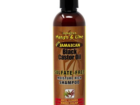 Jamaican Mango & Lime Black Castor Oil Sulfate-Free Shampoo 8 oz For Discount