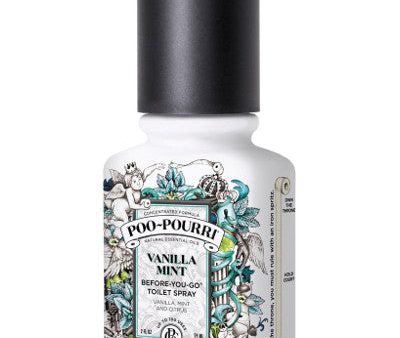 Vanilla Mint Before-You-Go Toilet Spray 2 oz Hot on Sale