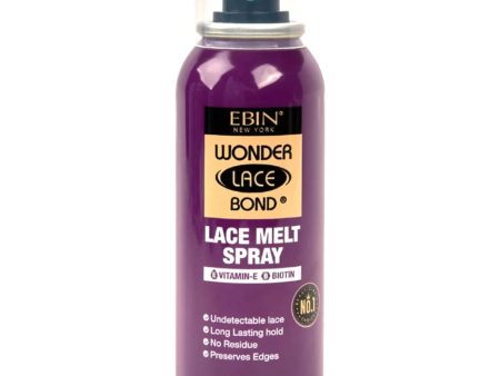 Ebin Wonder Lace Bond Lace Melt Spray | Vitamin E | 2.1 oz For Cheap