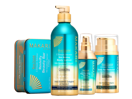 MAKARI - Blue Crystal Gift Set (4 pc set) Online Sale