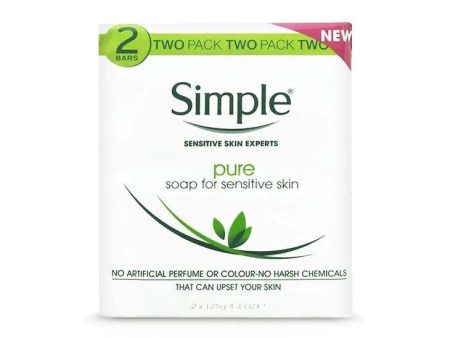 Simple Pure for Sensitive Skin 2x100 g Online now