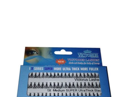 Victorus 1X Series Medium Super Ultra Thick Black Lashes For Discount