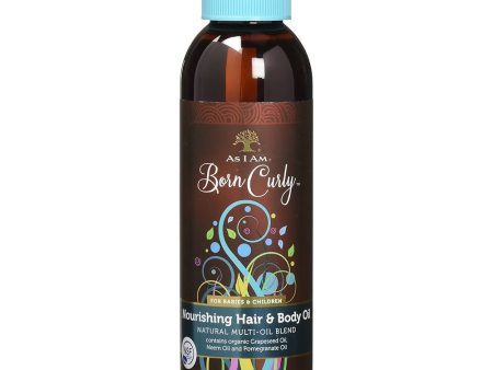 As I Am Born Curly Nourishing Hair And Body Oil 120 ml For Discount