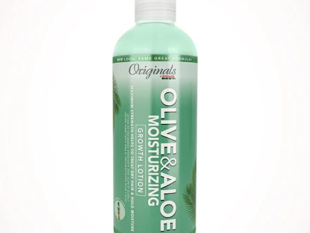 Africa s Best Olive & Aloe Moisturizing Growth Lotion 12 oz Online now