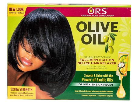 ORS Olive Oil No-Lye Hair Relaxer Full Application | Extra Strength Discount