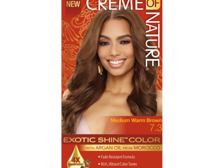 Creme Of Nature Exotic Shine Permanent Color | 7.3 Medium Warm Brown Cheap