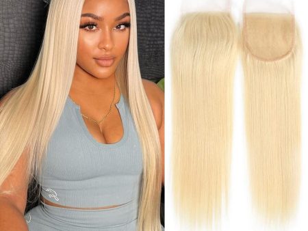 100% Virgin Brazilian - Style Straight - Blond Online now