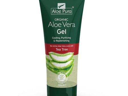 Aloe Pura Aloe Vera Gel with Tea Tree 200ml Cheap