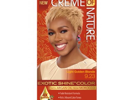 Creme Of Nature Exotic Shine Permanent Color | 9.23 Light Golden Blonde For Cheap