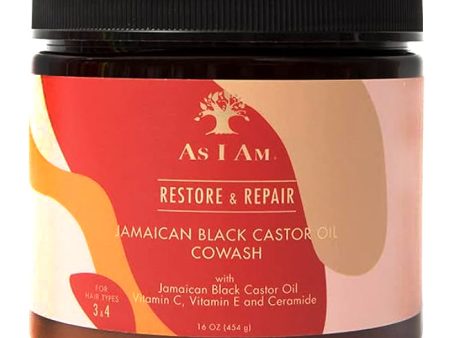 As I Am Jamaican Black Castor Oil Cowash 16 oz Online Sale