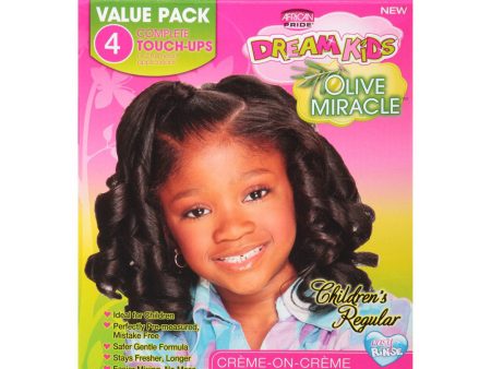 African Pride Dream Kids No-Lye Relaxer 4 Touch-Up (Regular) Fashion