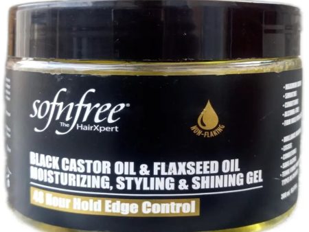 Sofn free Black Castor Oil, Flaxseed Oil Styling & Shining Gel 300 ml Sale