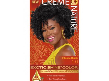 Creme Of Nature Exotic Shine Permanent Color | 1.0 Intense Black on Sale